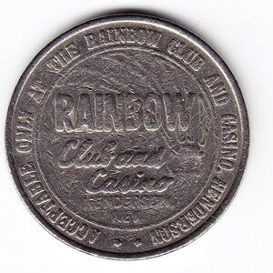 Rainbow Club & Casino Henderson, NV One Dollar Gaming Token (b18)